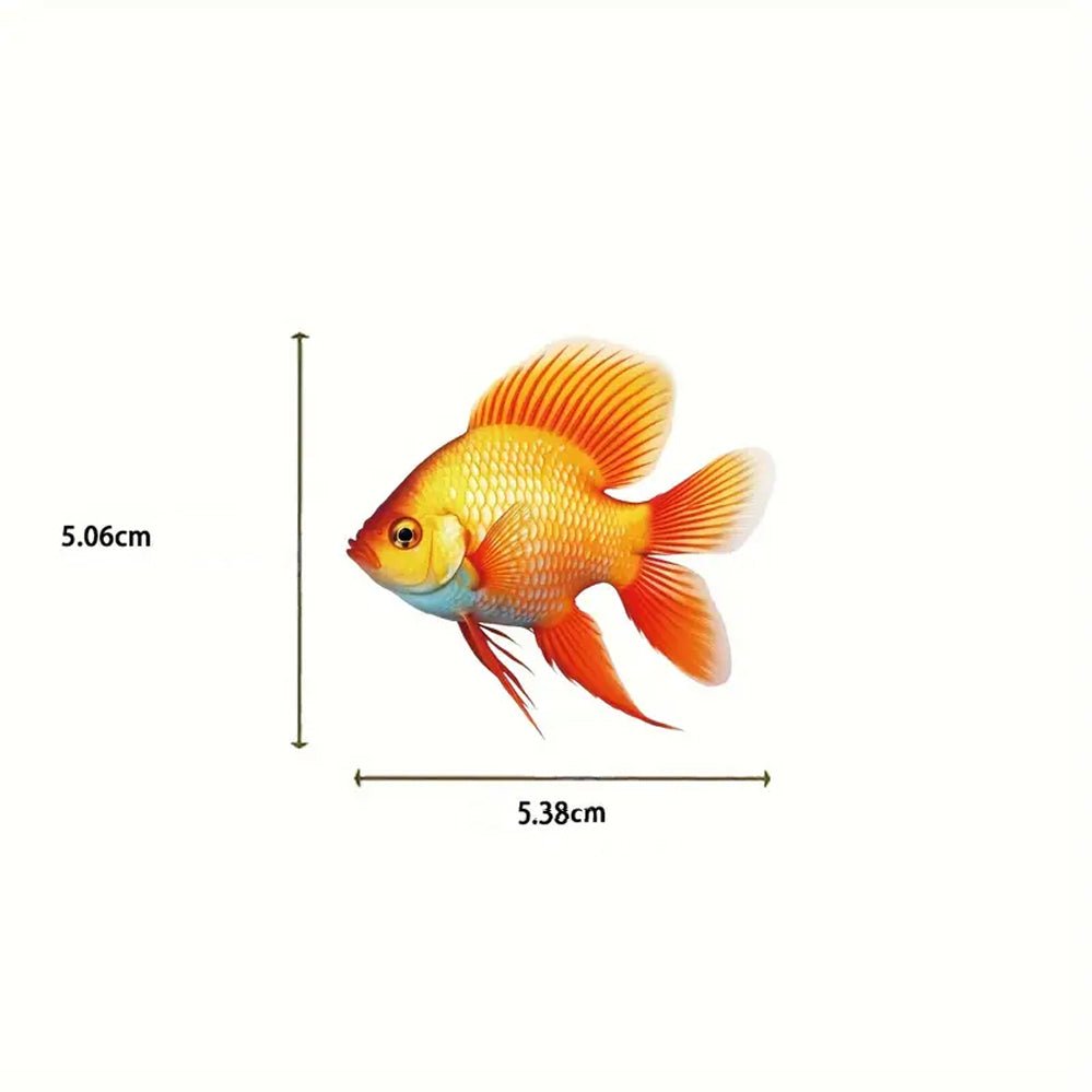 50pcs Colourful Marine and Freshwater Fish Stickers - Kabukis