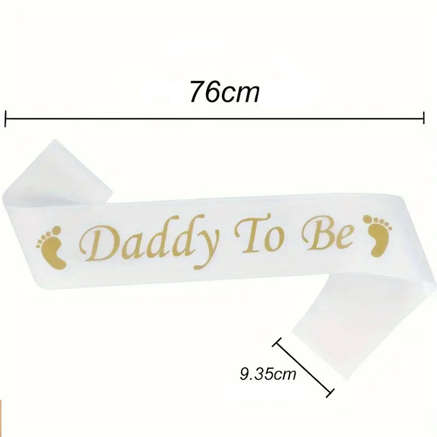 Kabukis 2pc Mom & Dad Baby Shower Canvas Sash Set - Celebrate Parents - to - Be! - Kabukis