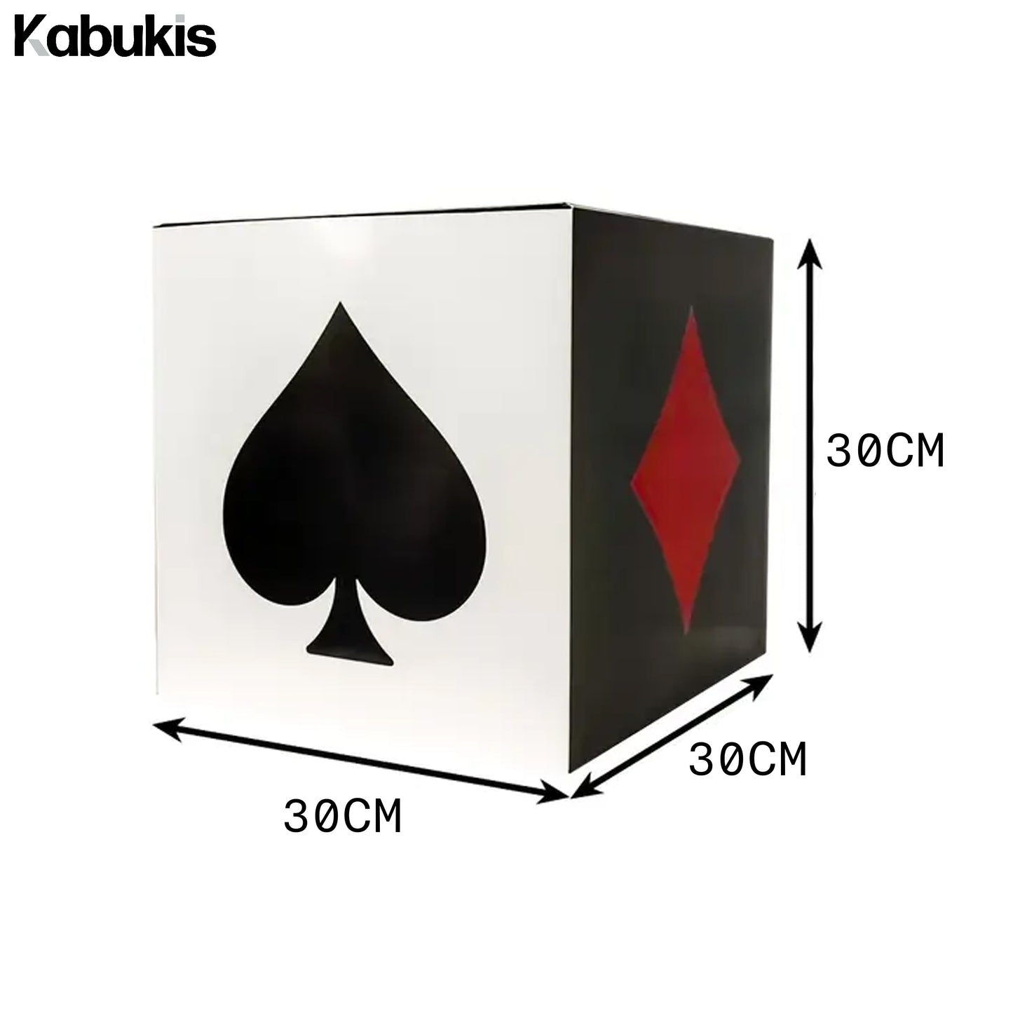 Kabukis 4 Poker Box Party Decor - Iconic Vegas - Style Vibe! - Kabukis