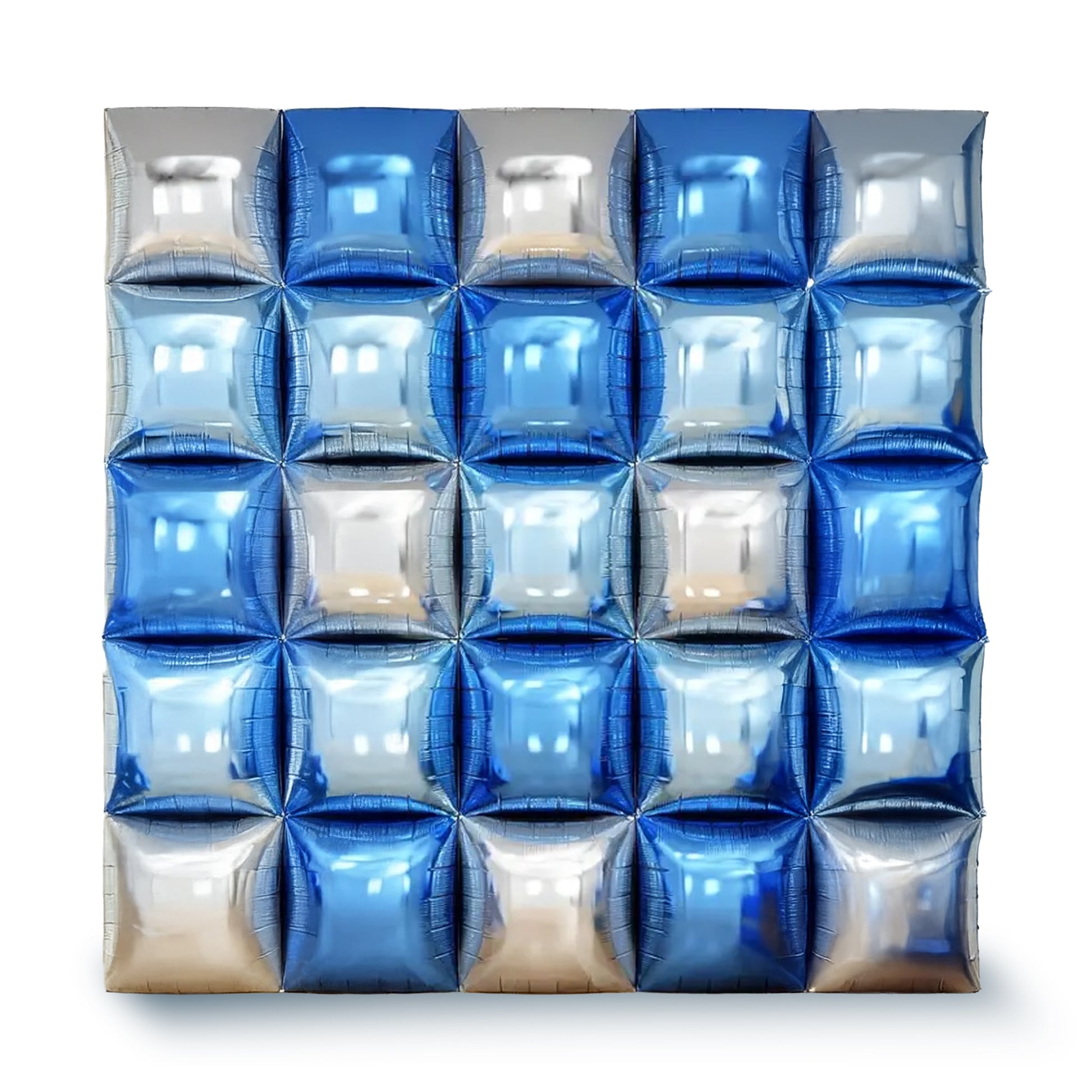 Kabukis 25 Blue Double - Sided Foil Balloons - Stunning Wall Décor Set - Kabukis