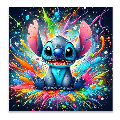 5D DIY Diamond Dot Art Painting Kit Stitch Cartoon - Vibrant Craft Fun - Kabukis