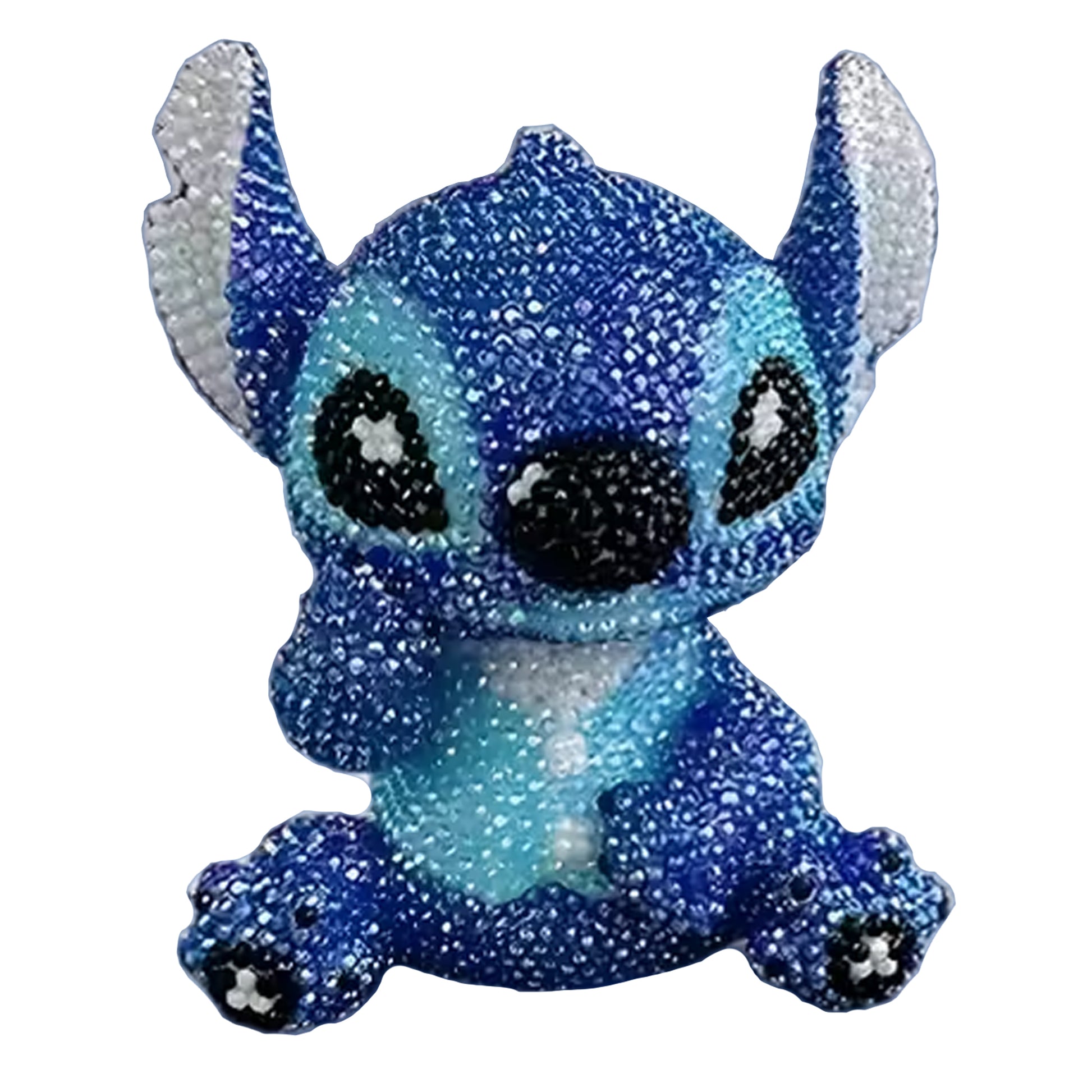DIY Colorful Stitch White Piggy Bank - Fun 3D Diamond Dot Painting Craft - Kabukis
