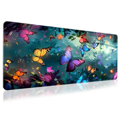 Extra - Large Vibrant Butterfly Desktop Mat - Stunning XXL Mouse Pad Desk Mat - Kabukis