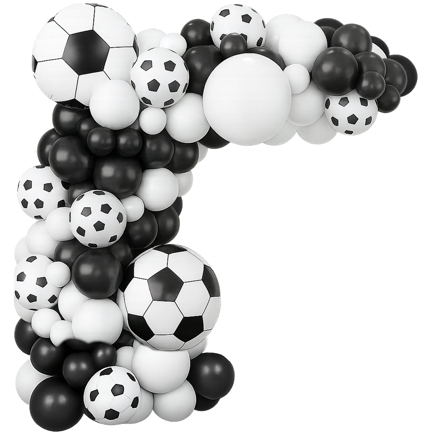Kabukis 112 Piece Soccer Balloon Arch Kit - Ultimate Football Party Fun - Kabukis