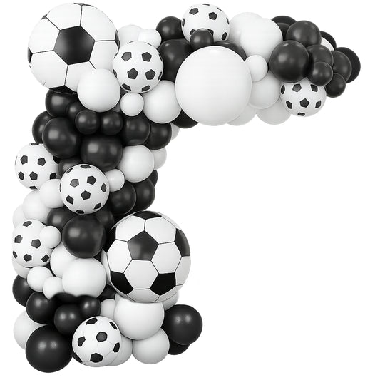 Kabukis 112 Piece Soccer Balloon Arch Kit - Ultimate Football Party Fun - Kabukis
