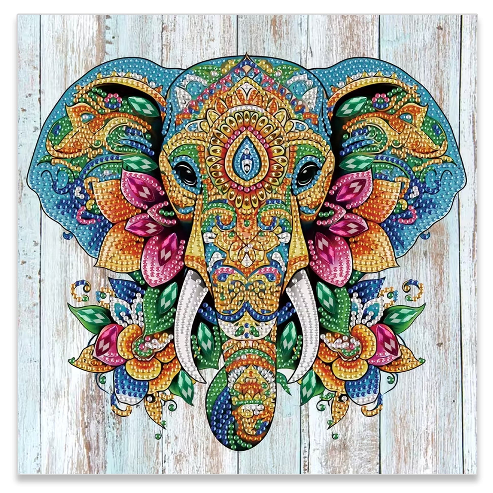 Diamond Dot Art Painting Kit Elephant Craft - Sparkling 5D DIY Fun - Kabukis