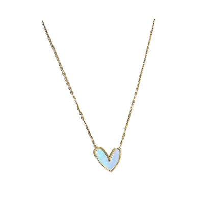 Love Heart Pendant Necklace - Timeless Elegance for Loved Ones - Kabukis