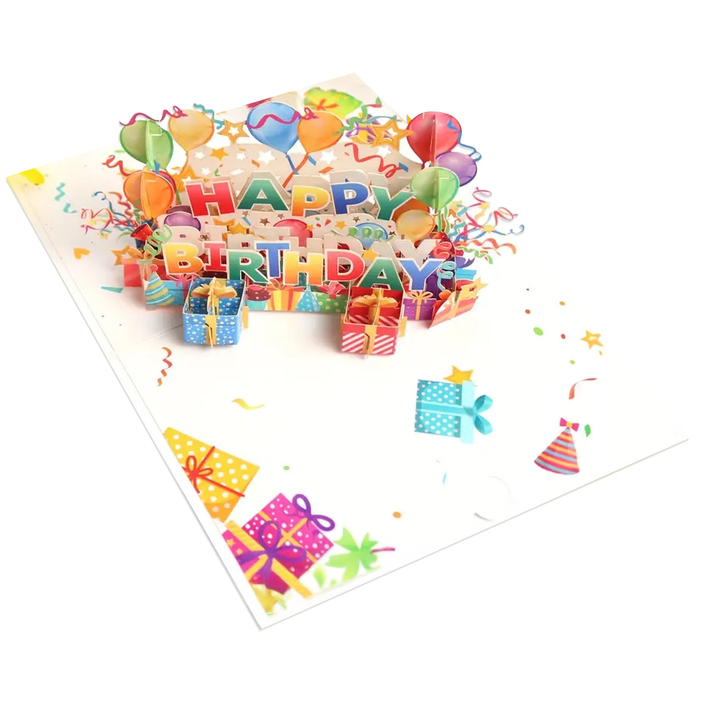 Kabukis 3D Pop - Up Happy Birthday Card with Note & Envelope - Kabukis