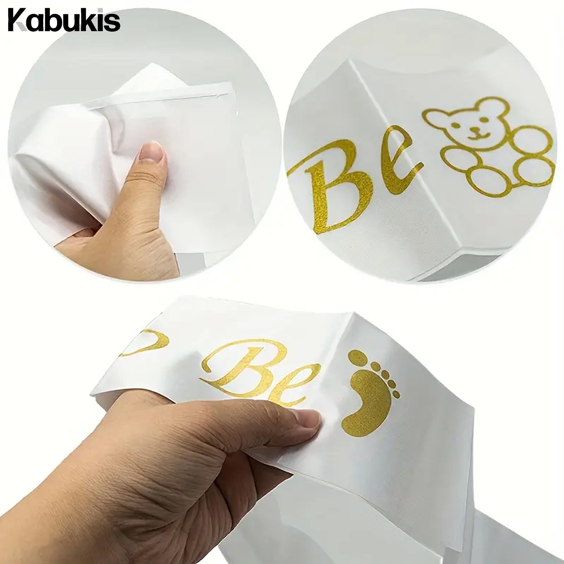 Kabukis 2pc Mom & Dad Baby Shower Canvas Sash Set - Celebrate Parents - to - Be! - Kabukis