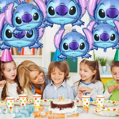 Kabukis 6 Piece Stitch Foil Balloon Set - Magical Party Joy for All Ages - Kabukis