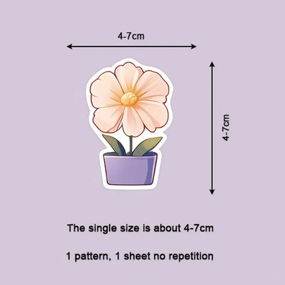 50pcs Turtle Vinyl Waterproof Stickers Packs - Kabukis