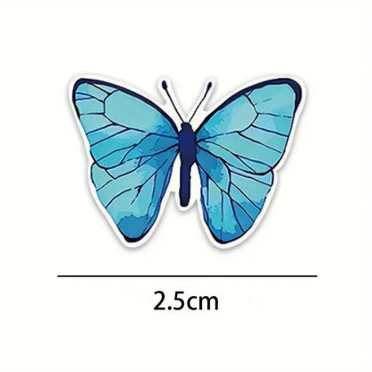 500pcs Bright & Attractive Butterfly &Flower Shaped Gift Wrap Sticker Roll - Kabukis