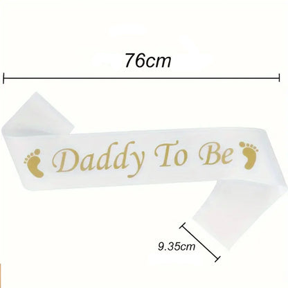Kabukis 2pc Mom & Dad Baby Shower Canvas Sash Set - Celebrate Parents - to - Be! - Kabukis