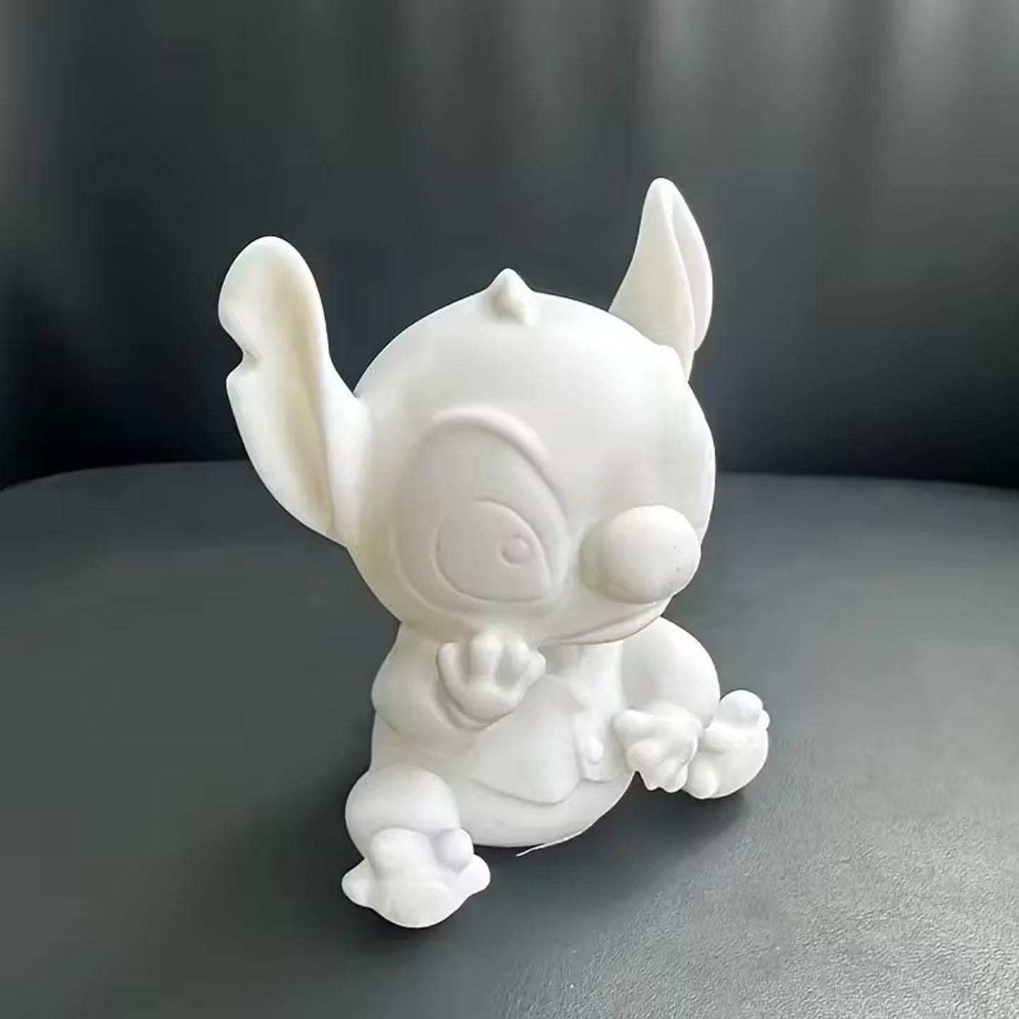 DIY Colorful Stitch White Piggy Bank - Fun 3D Diamond Dot Painting Craft - Kabukis