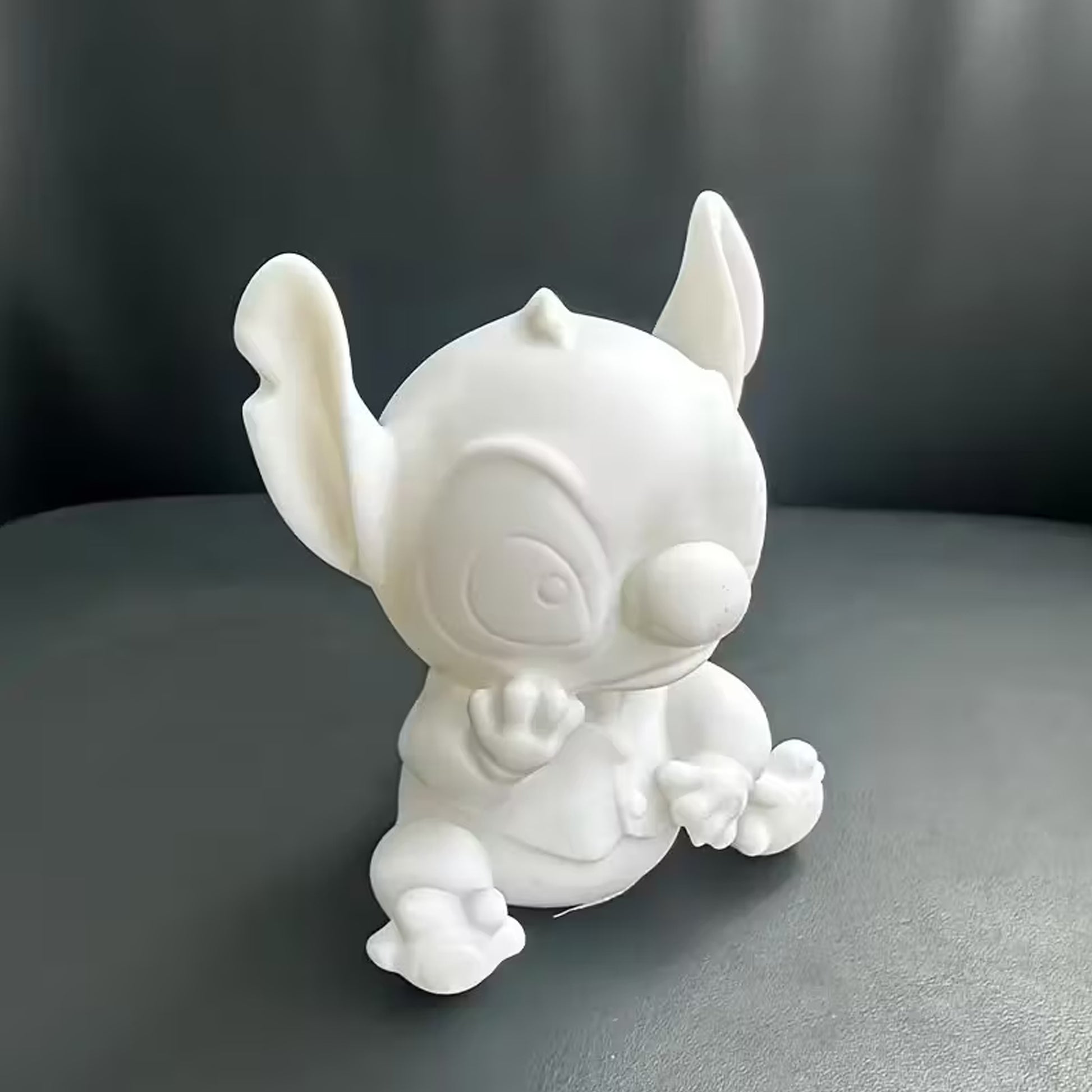 DIY Colorful Stitch White Piggy Bank - Fun 3D Diamond Dot Painting Craft - Kabukis