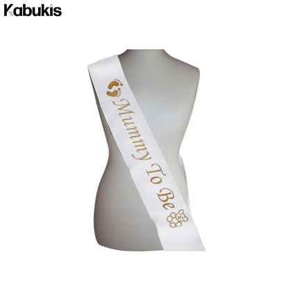 Kabukis 2pc Mom & Dad Baby Shower Canvas Sash Set - Celebrate Parents - to - Be! - Kabukis