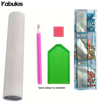 Dazzling Cat 5D Diamond Art Kit - Kabukis