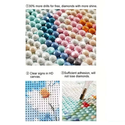 5D DIY Diamond Dot Art Painting Kit Stitch Cartoon - Vibrant Craft Fun - Kabukis
