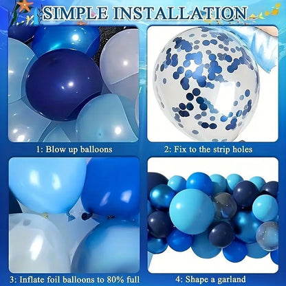 110 Piece Sea Party Decorations - Transform Your Event Into an Ocean Paradise - Kabukis