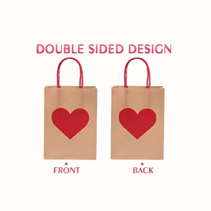 Kraft Paper Gift Bag for Valentines Anniversary Special Someone you Love - Kabukis