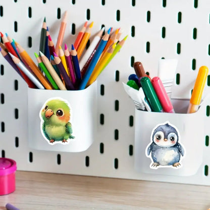 50pcs Cartoon Animal Vinyl Stickers - Kabukis