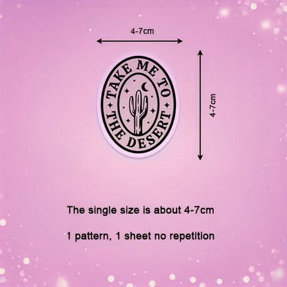 50 Pieces Waterproof Fairy Stickers - Kabukis