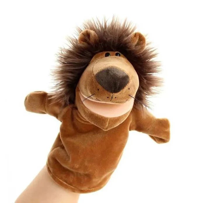 Interactive Plush Lion Hand Puppet - Kabukis