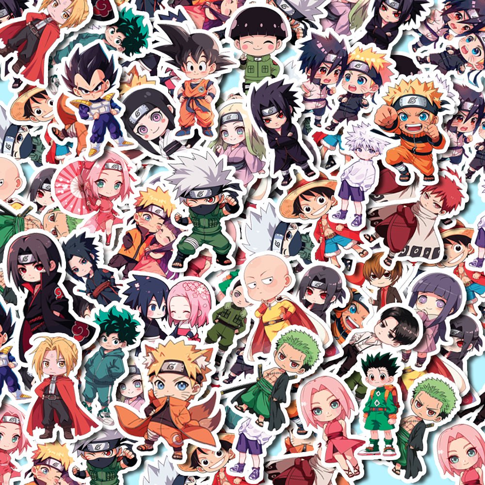 Anime Manga Cartoons - Sticker Pack 1 - Kabukis