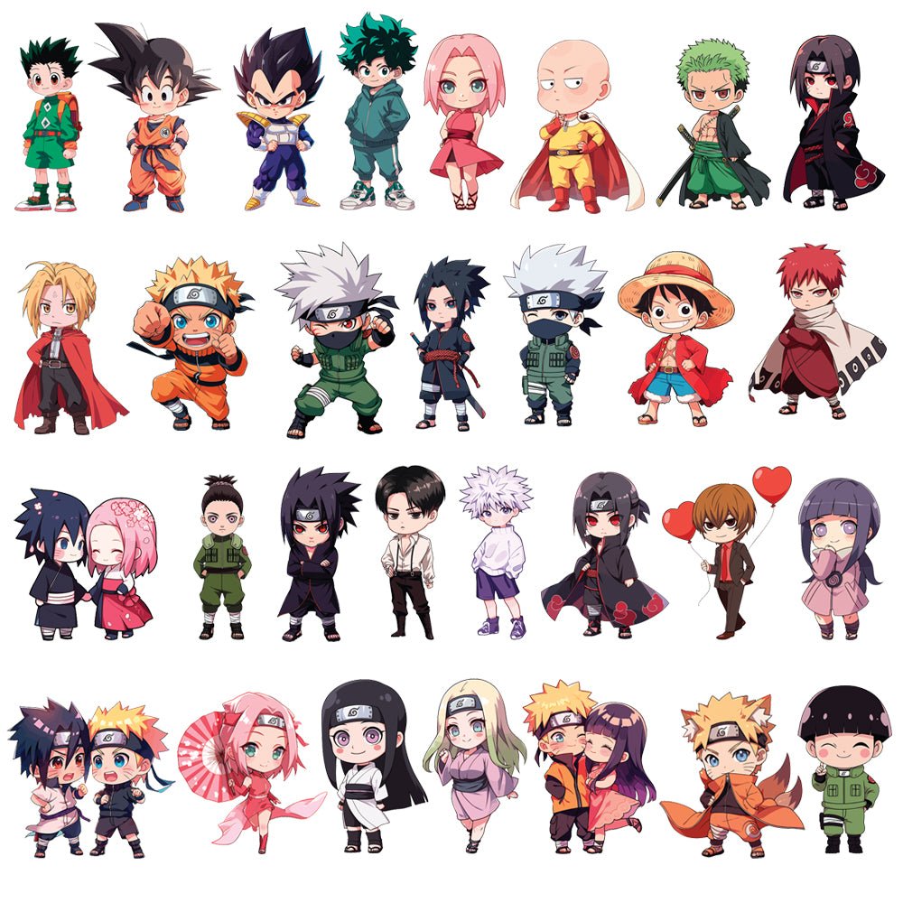 Anime Manga Cartoons - Sticker Pack 1 - Kabukis