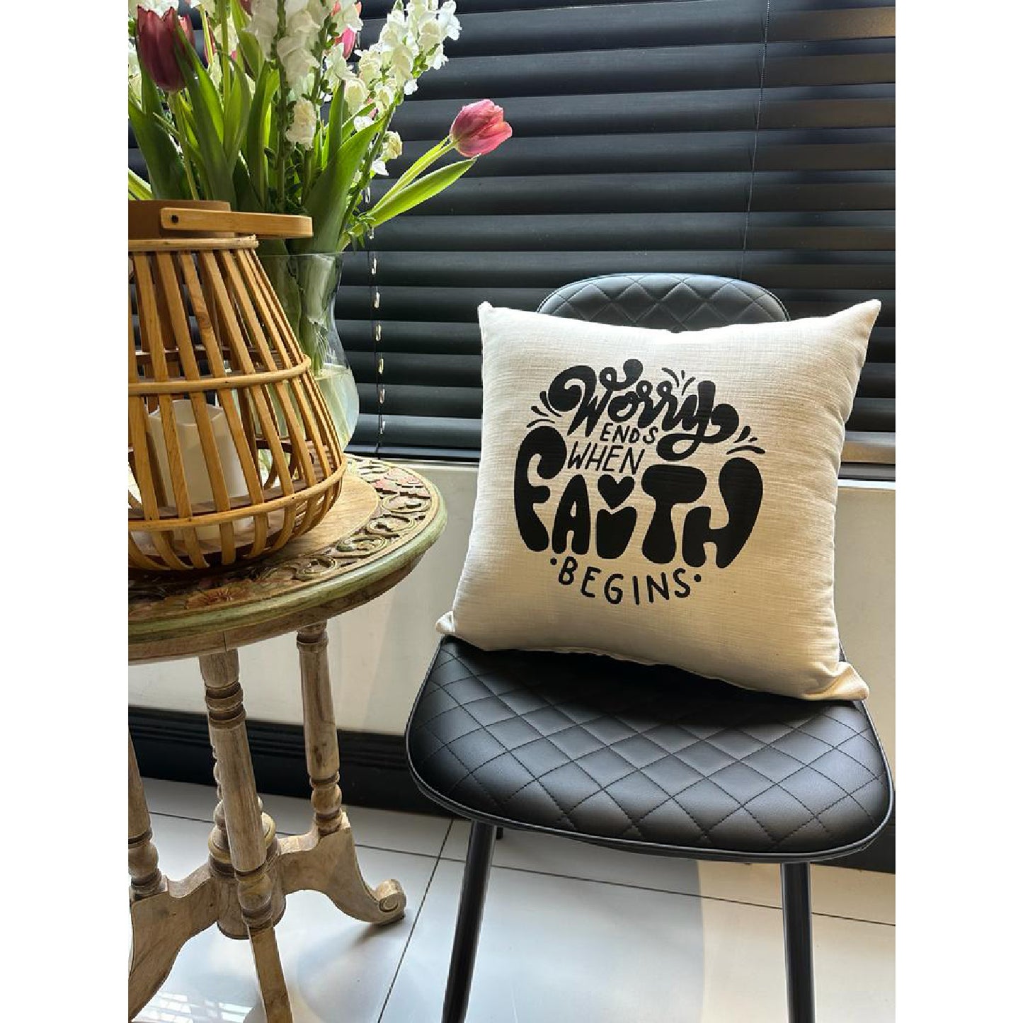 Have Faith Scatter Cushion - Kabukis