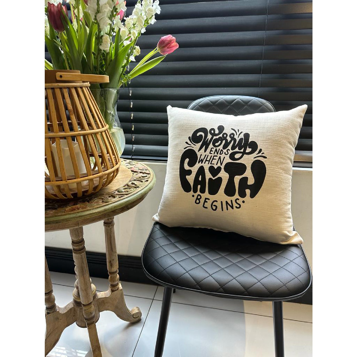 Have Faith Scatter Cushion - Kabukis