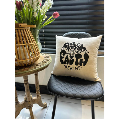 Have Faith Scatter Cushion - Kabukis