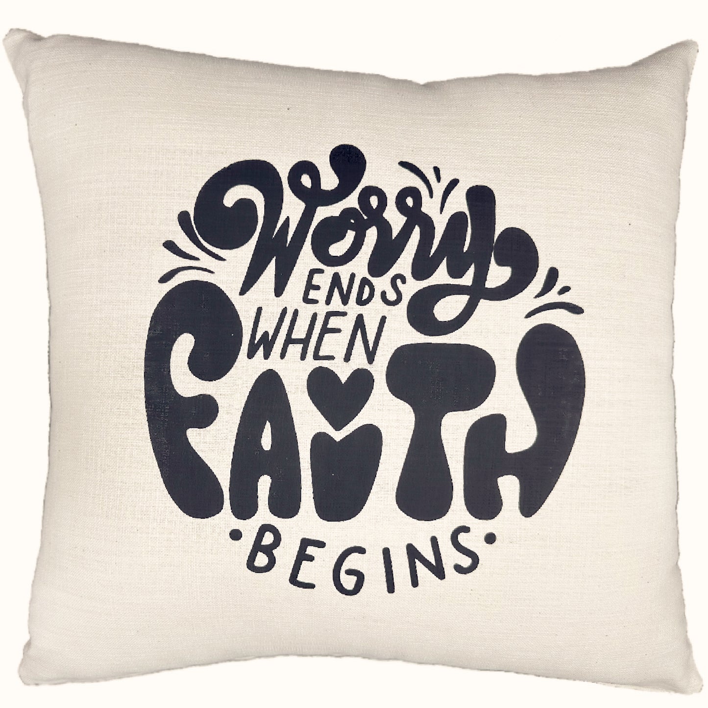 Have Faith Scatter Cushion - Kabukis