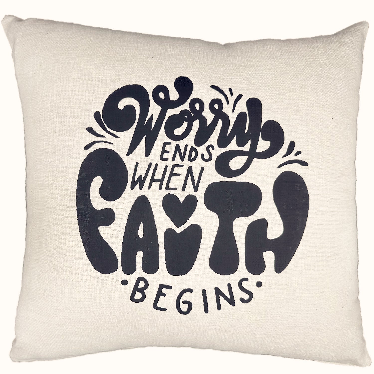 Have Faith Scatter Cushion - Kabukis