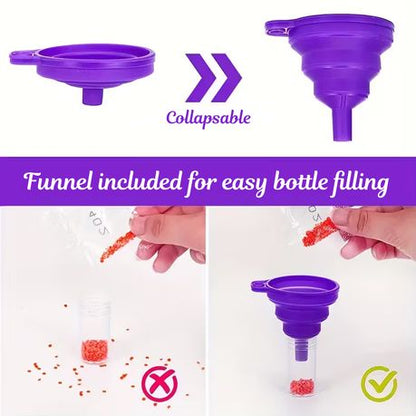 Diamond Art Painting Accessory Organizer Set - 30 Slot Acrylic Box Pen Tool - Kabukis