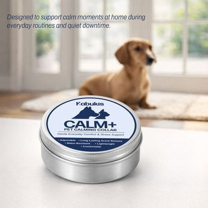 Calm+ Pet Calming Collar - Gentle Comfort & Stress Support for Pets - Kabukis