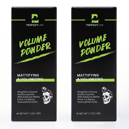 2pack 30g Strong Hold Texture & Volume Powder - Matte Root Lift for Men - Kabukis