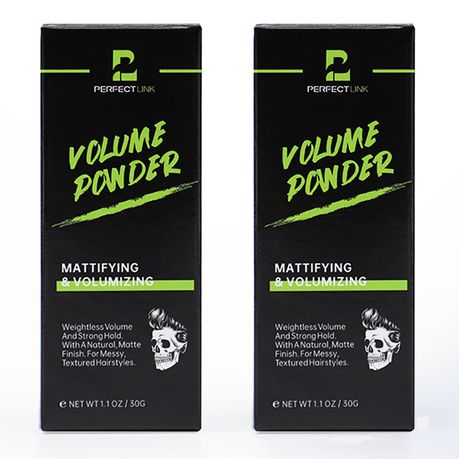 2pack 30g Strong Hold Texture & Volume Powder - Matte Root Lift for Men - Kabukis