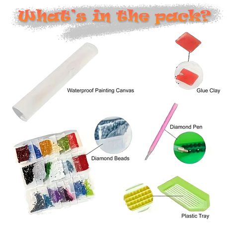 5D Full Drill Boho Lion & Floral Diamond Dot Painting Kit - 30x40cm - Kabukis