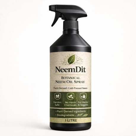 NeemDit Ready To Use Neem Oil Plant Spray 1L - Powerful Natural Care - Kabukis
