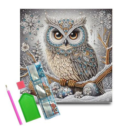 5D Owl Diamond Dot Art Painting Kit - Spark Creativity & Colorful Calm - Kabukis