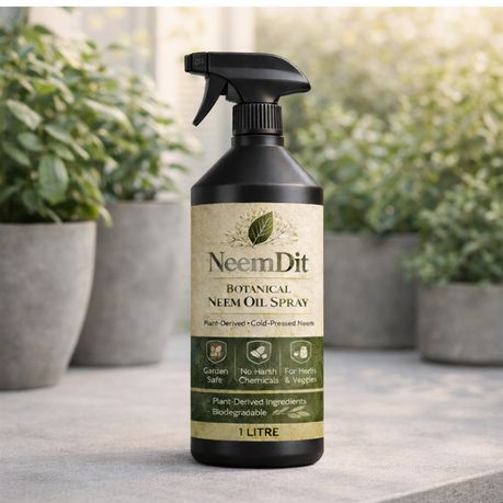 NeemDit Ready To Use Neem Oil Plant Spray 1L - Powerful Natural Care - Kabukis